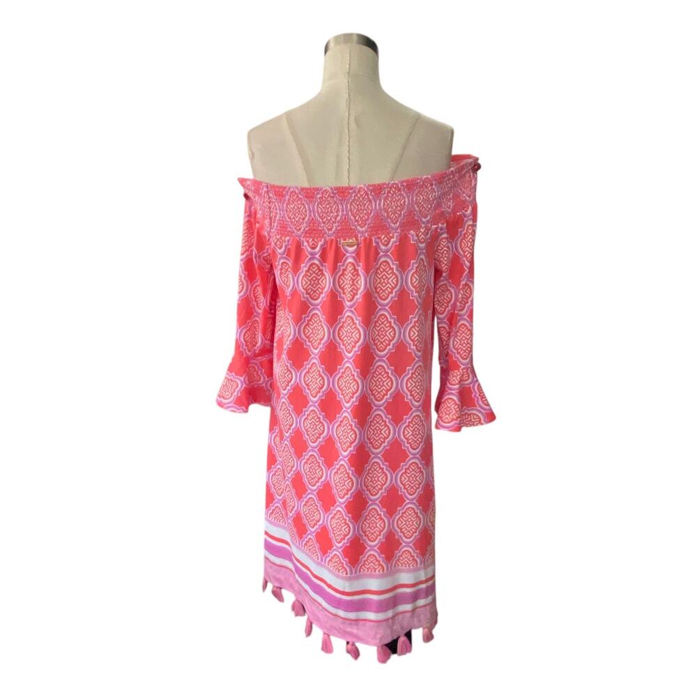 Cabana Life Off-The-Shoulder Sundress UPF 50+ Sun Protective Cover-Up Medium - Picture 7 of 14